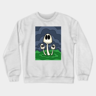 Ghost Choral Mushrooms (Not A Real Mushroom) Crewneck Sweatshirt